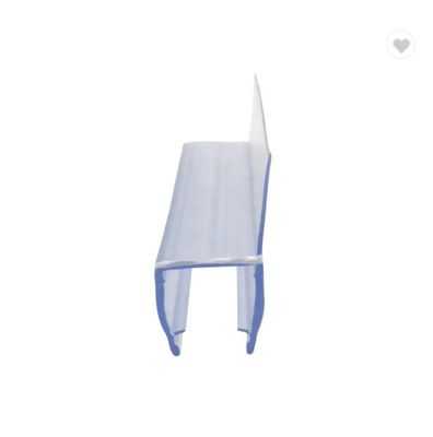 6-12mm γυαλί συμβατό 180 βαθμών PVC καουτσούκ H κανάλι κάτω γυαλί ντους σφραγίδα πόρτες ταινία