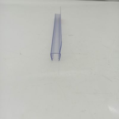 6-12mm γυαλί συμβατό 180 βαθμών PVC καουτσούκ H κανάλι κάτω γυαλί ντους σφραγίδα πόρτες ταινία