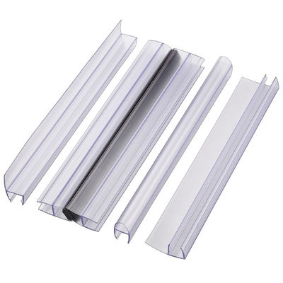8-12mm PVC αδιάβροχο τύπου U καουτσούκ γυαλί ντους πόρτες σφραγίδας ταινία για διαφανείς πόρτες