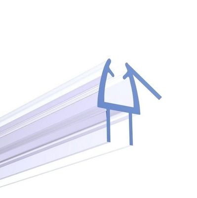 Σύγχρονο σχεδιασμό 8-12mm Διαφανές PVC σφραγίδες νερού Strip για το ντους οθόνη μακρά λειτουργία ανύψωσης