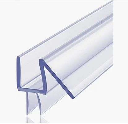Διαφανής PVC σφραγίδα σφραγίσματος ντους για 3/8 ίντσες Frameless γυαλί πόρτες ντους 2000MM μήκος