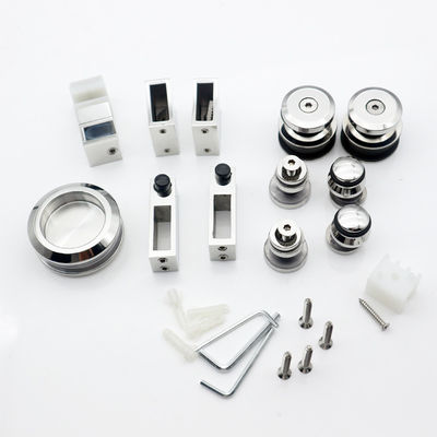 8-12mm Frameless Glass Door Sliding Mirror Barn Door Kit για ξενοδοχείο μπάνιο και ντουλάπα