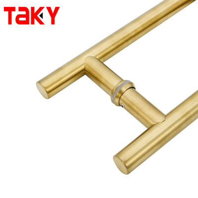 TK-H003 Luxury Steel Door Handle με φινίρισμα sliver και προηγμένο σάτινο / γυαλισμένο σχέδιο