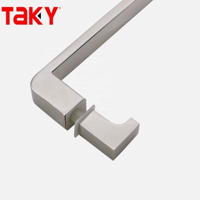 12 mm πάχος γυαλιού Ατσάλι Σιδηροειδής σωλήνας μπάρα γυαλί πόρτα ευθεία μονόπλευρο λαβή τράβηξης