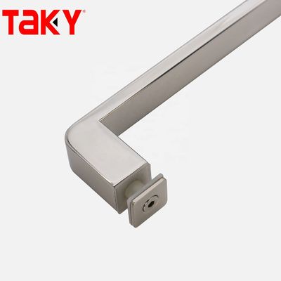 12 mm πάχος γυαλιού Ατσάλι Σιδηροειδής σωλήνας μπάρα γυαλί πόρτα ευθεία μονόπλευρο λαβή τράβηξης