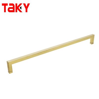 1.0mm πάχος τετράγωνο γυάλινο λαβή για πόρτα ντους SS304 ανθεκτικό στη διάβρωση