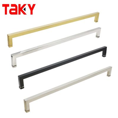 1.0mm πάχος τετράγωνο γυάλινο λαβή για πόρτα ντους SS304 ανθεκτικό στη διάβρωση