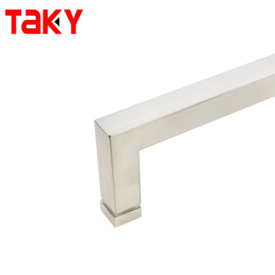 203*203mm Ξενοδοχείο γυάλινη συρόμενη πόρτα Μαύρη λαβή για μονόπλευρη πόρτα ντους
