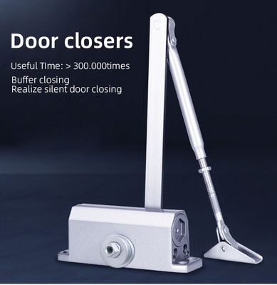 Good Quality 25-55kg Heavy Duty Two Speed Adjustable Aluminum Hydraulic Auto Automatic Door Closer Hinge