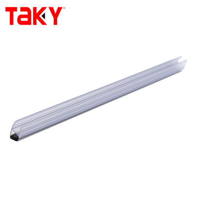 Διαφανής σφραγίδα στεγανοποίησης πόρτας ντους PVC με διαφανές κάτω μέρος 10MM