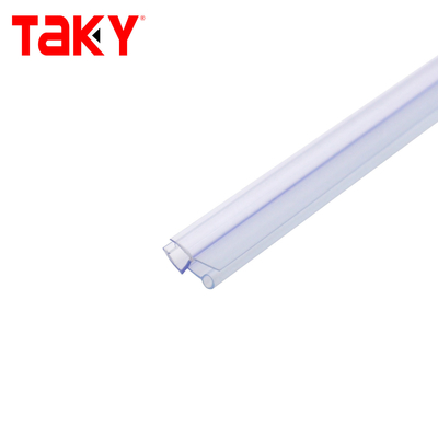 Χωρίς πλαίσιο PVC πόρτες ντους κάτω σφραγίδα σφραγίδα 10mm διαφανής