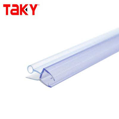 Χωρίς πλαίσιο PVC πόρτες ντους κάτω σφραγίδα σφραγίδα 10mm διαφανής