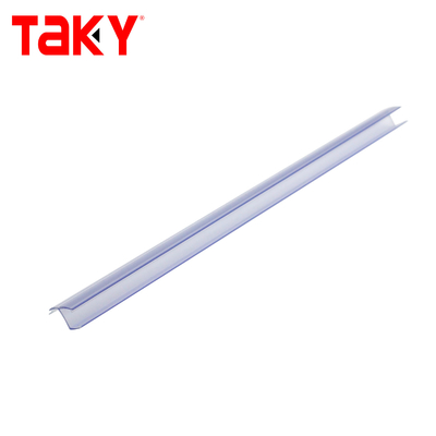 Σφραγιστικό λωρίδα πόρτας ντους PVC τύπου T 6-12mm Διαφανές αδιάβροχο