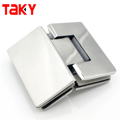 Μεντεσές ντους πόρτας 135 μοιρών για τετράγωνο γυάλινο πάνελ, αυτοκλειόμενος