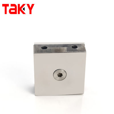 Τετράγωνη σφιγκτήρα γυάλινης πόρτας ντους, σφιγκτήρας τοποθέτησης από τοίχο μπάνιου σε γυαλί