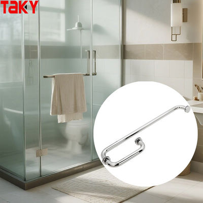 High Quality G shape Stainless Steel Glass Door Handle Hotel Bathrooms Handle