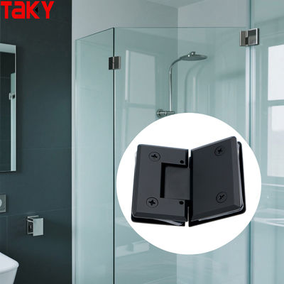 Από ανοξείδωτο χάλυβα μεντεσέ καμπίνας ντουζιέρας Μαύρος μεντεσές ντουζιέρας από γυαλί σε γυαλί