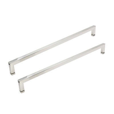 Square Glass Door Handle Stainless Steel 304 Shower Cabin Handle for Tempered Glass Door