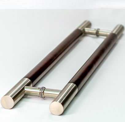 Καλή τιμή Σύγχρονο σχεδιασμό θραύσιμη γυάλινη πόρτα τραβήξτε λαβή με ανοξείδωτο χάλυβα και άμμο τελικό σε απευθείας σύνδεση