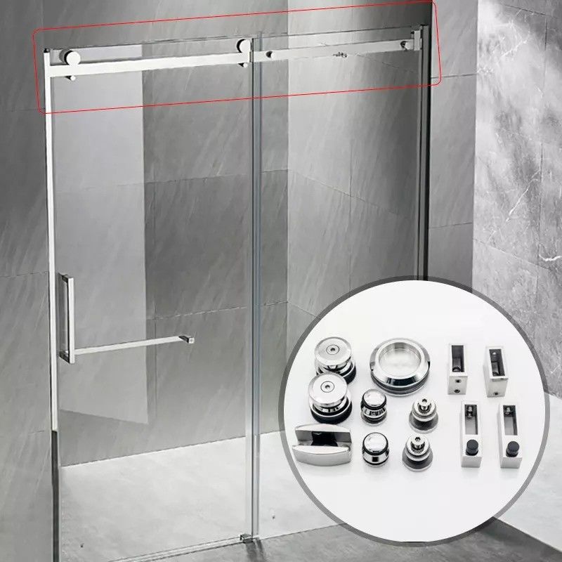 SS304 Τετράγωνο 30*10mm Μπαρ Ντους Στρίβοντας Δύο σωλήνα Εγκατάσταση με ασημένιο στυλ εμφάνισης