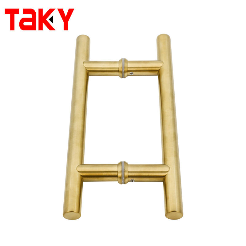 TK-H003 Luxury Steel Door Handle με φινίρισμα sliver και προηγμένο σάτινο / γυαλισμένο σχέδιο