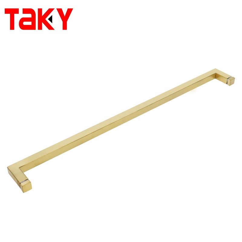 1.0mm πάχος τετράγωνο γυάλινο λαβή για πόρτα ντους SS304 ανθεκτικό στη διάβρωση