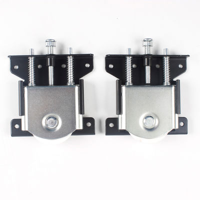 Καλή τιμή 8.5cm*11cm Black Sliver Νότια Αμερική Χάλυβας Heavy Duty Groove Στρίβουσα πόρτα τροχό κυλίνδρων σε απευθείας σύνδεση