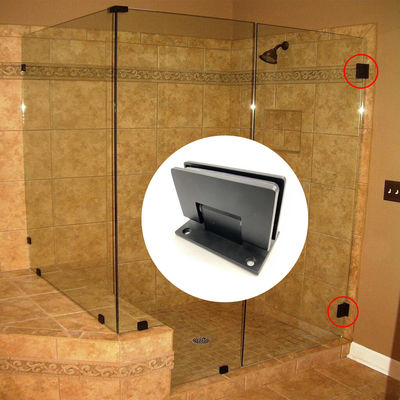 Καλή τιμή 304 από ανοξείδωτο χάλυβα Ματ Μαύρο 90 μοίρες Χάντζελ πόρτας ντους για το στυλ τετραγωνικής εμφάνισης σε απευθείας σύνδεση