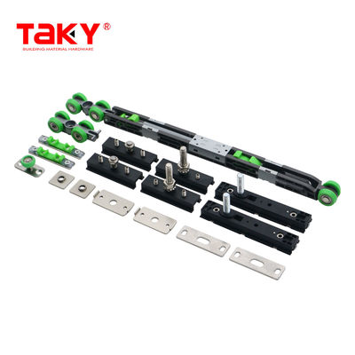 Καλή τιμή Τεχνουργήματα διακόπτη τροχιά ντουλάπις μακρά διάρκεια ζωής διπλή μαλακή κλειδωμένη πόρτα τροχαλία ντάμπινγκ ρολ σε απευθείας σύνδεση