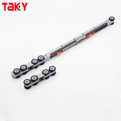 Καλή τιμή Έπιπλα Διπλό μαλακό κλείσιμο 8 τροχών Στρίβουσα πόρτα με σύγχρονο παράδοση τροχός σε απευθείας σύνδεση