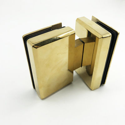 Καλή τιμή Ακρυλικό δίσκο 180 μοίρες χρυσό χάντζελ για ντους διπλής πλευράς από γυαλί σε γυαλί σε απευθείας σύνδεση