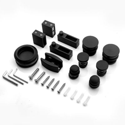 Καλή τιμή Τροχαία πόρτες, τροχιά, κουτί αποθήκης, ντους, εξοπλισμός, αξεσουάρ, γυαλί, ανοξείδωτο χάλυβα, μαύρο σε απευθείας σύνδεση