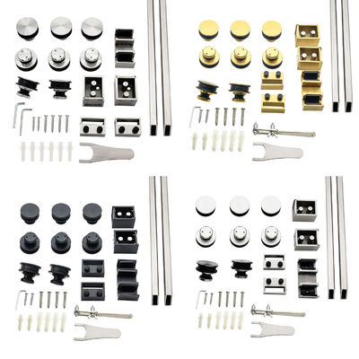 Καλή τιμή Σύγχρονη σχεδίαση διπλής σωλήνας σχοινί χωρίς πλαίσιο Ss304 8-12mm ντους συσσωρευτικά πόρτες σε απευθείας σύνδεση