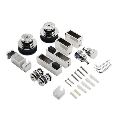 Καλή τιμή Χωρίς πλαισίωμα Ρολάντες από ανοξείδωτο χάλυβα Κρεμάστη τροχιά σιδηροδρομική γραμμή Σκιόδρομος Σκηνή ντους γυάλινη πόρτα εξοπλισμός κιτ σε απευθείας σύνδεση