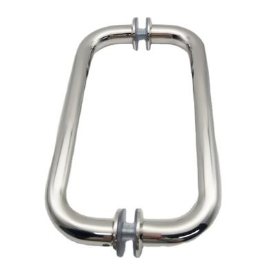 Καλή τιμή 8-12mm πάχος πόρτας Ντους πόρτες Ροζ χρυσό τράβηξε λαβή με πάχος σωλήνα 1,0mm σε απευθείας σύνδεση