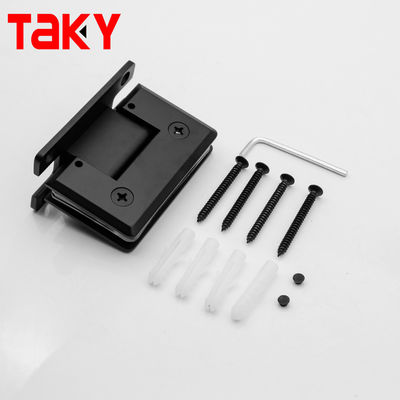 Κίνα Χονδρική Ματ Μαύρο 90 μοίρες τοίχος σε γυαλί 10 mm ντους γυαλί πόρτες Χινγκ