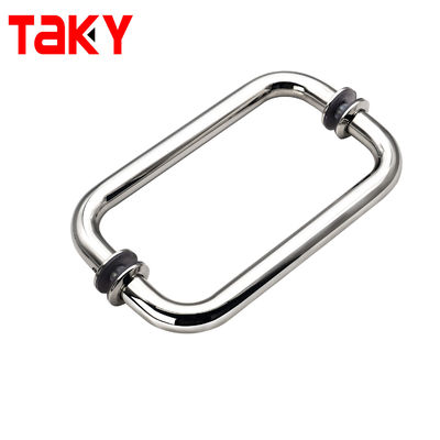 Προσαρμόσιμες επίπεδες γυάλινες πόρτες διπλής όψης γυάλινες πόρτες