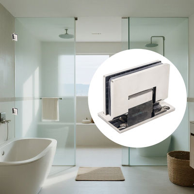 Καλή τιμή Χάντζελ πόρτας ντους χωρίς πλαίσιο για 8-12mm γυαλί 90 μοίρες τοίχος τοποθέτηση σε απευθείας σύνδεση