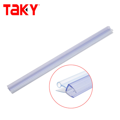 Χωρίς πλαίσιο PVC πόρτες ντους κάτω σφραγίδα σφραγίδα 10mm διαφανής