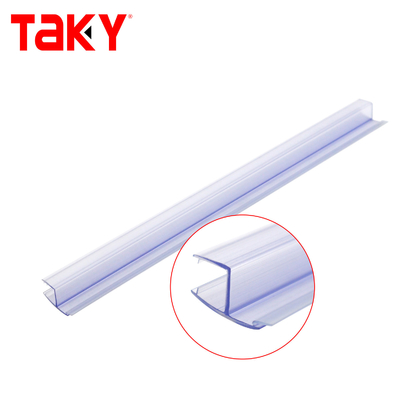 Σφραγιστικό λωρίδα πόρτας ντους PVC τύπου T 6-12mm Διαφανές αδιάβροχο