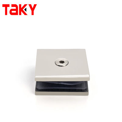 Καλή τιμή 0 Degree Singe Hole Τετράγωνο Σφιγκτήρας ντουζιέρας από γυάλινη πόρτα Σφιγκτήρας μπάνιου από τοίχο σε γυαλί σε απευθείας σύνδεση