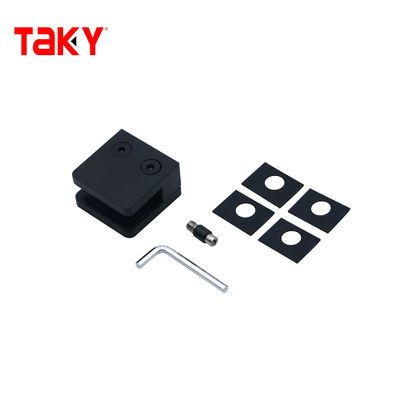 Καλή τιμή Κατασκευαστής Χύτευση από ανοξείδωτο χάλυβα Τετράγωνη Σφιγκτήρα Γυαλιού 0 Μοίρες σε απευθείας σύνδεση