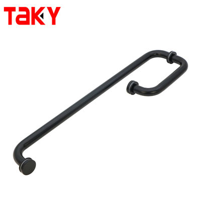 Stainless Steel Sliding Glass pull Handle L Type Shower Door Pulls Towel bar glass door handle