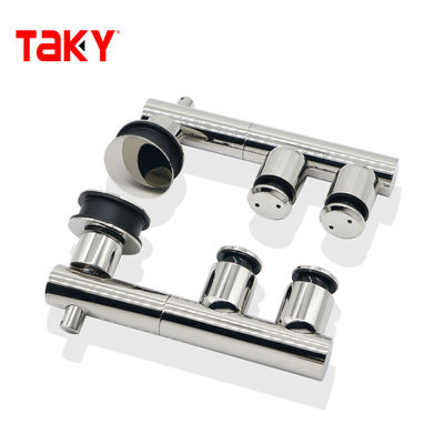 Γυάλινο πλαίσιο χωρίς πλαίσιο Κρεμαστές συρόμενοι τροχοί κυλίνδρου Γυάλινες συρόμενες εξαρτήσεις υλικού