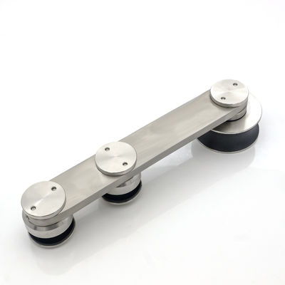 Καλή τιμή Σύστημα συρόμενης πόρτας ντουζιέρας χωρίς πλαίσιο από ανοξείδωτο ατσάλι Ξενοδοχείο γυάλινη πόρτα αχυρώνα Εξοπλισμός Εξάρτηση συρόμενης πόρτας σε απευθείας σύνδεση