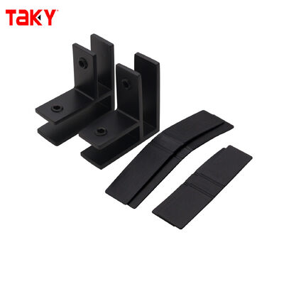 Καλή τιμή Συνδέτης πόρτας γυαλιού σχήματος 316 F από ανοξείδωτο χάλυβα για γυαλί 8-12 mm με σύγχρονο σχεδιασμό χωρίς πλαίσιο σε απευθείας σύνδεση