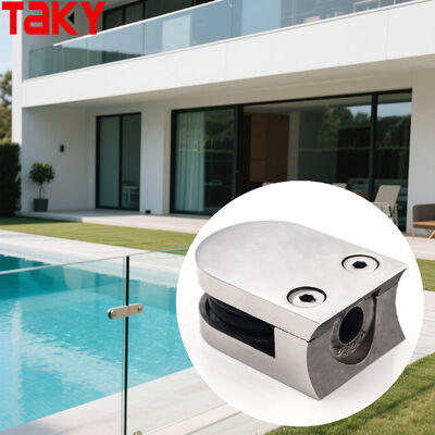 Καλή τιμή Ατσάλι από ανοξείδωτο χάλυβα 316 Κλιπ για γυαλί 8-12 mm με κατεστραμμένο γυαλί χωρίς πλαίσιο σε απευθείας σύνδεση