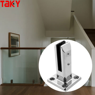 Σφιγκτήρας γυάλινου κιγκλιδώματος από ανοξείδωτο χάλυβα 316 χωρίς πλαίσιο για πάχος γυαλιού 8-12mm