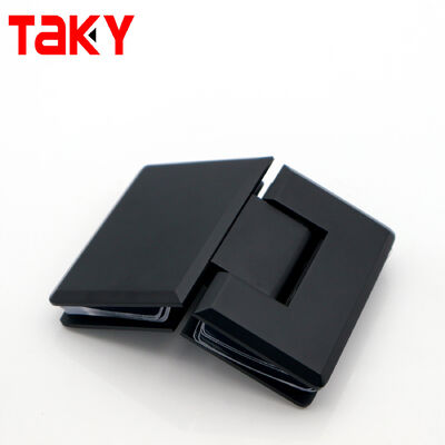 Frameless 135 Degree Black Shower Door Hardware Stainless Steel Glass Door Hinge