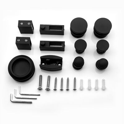 Εργοστασιακά εξαρτήματα γυάλινης πόρτας από ανοξείδωτο χάλυβα Συρόμενη πόρτα Fifting για καμπίνα ντους μπάνιου